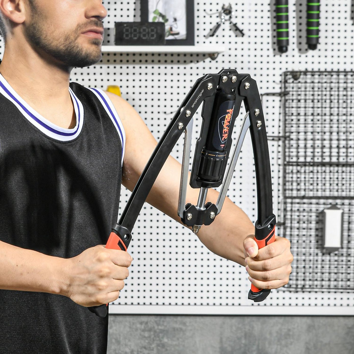Adjustable Hydraulic Arm Trainer, 22-440 lbs Resistance