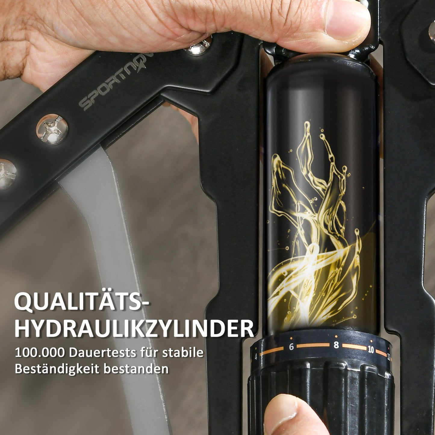 Adjustable Hydraulic Arm Trainer, 22-440 lbs Resistance