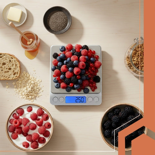 Precision LCD Kitchen Scale 2kg with 2 Bowls