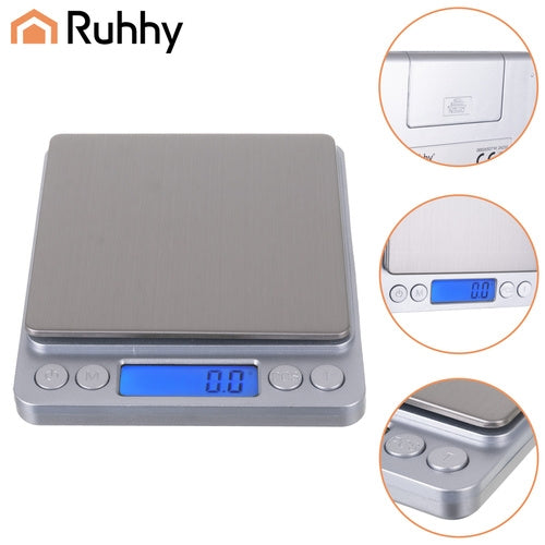 Precision LCD Kitchen Scale 2kg with 2 Bowls