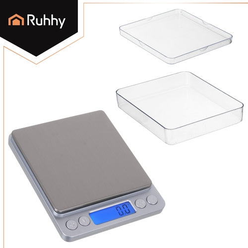 Precision LCD Kitchen Scale 2kg with 2 Bowls