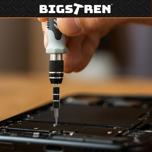 Precision Screwdriver Set, 133-Piece, CRV Bits