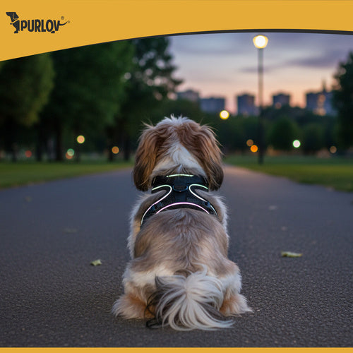 Pressure-Free Dog and Cat Harness, Size M, Adjustable