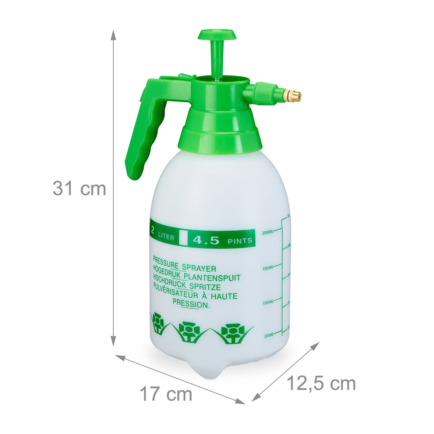 Pressure sprayer 2 liters