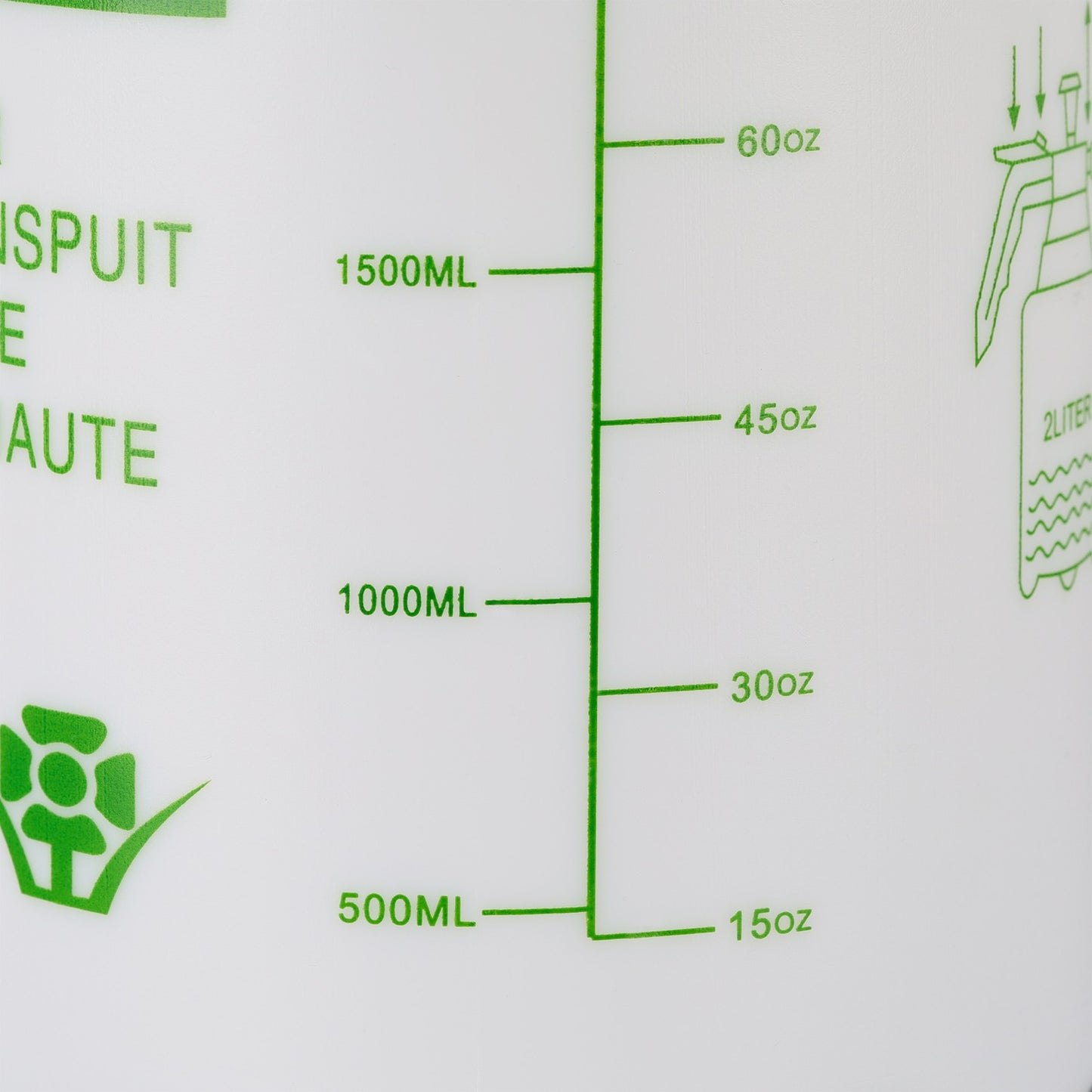 Pressure sprayer 2 liters green