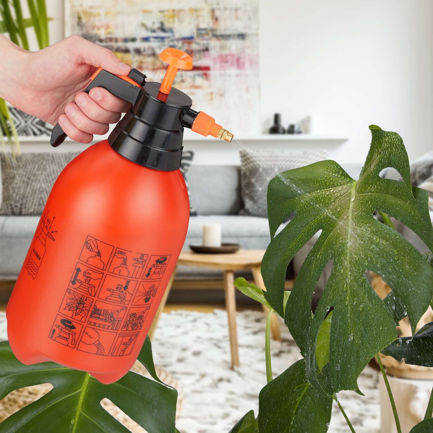 Pressure sprayer 3 liters orange