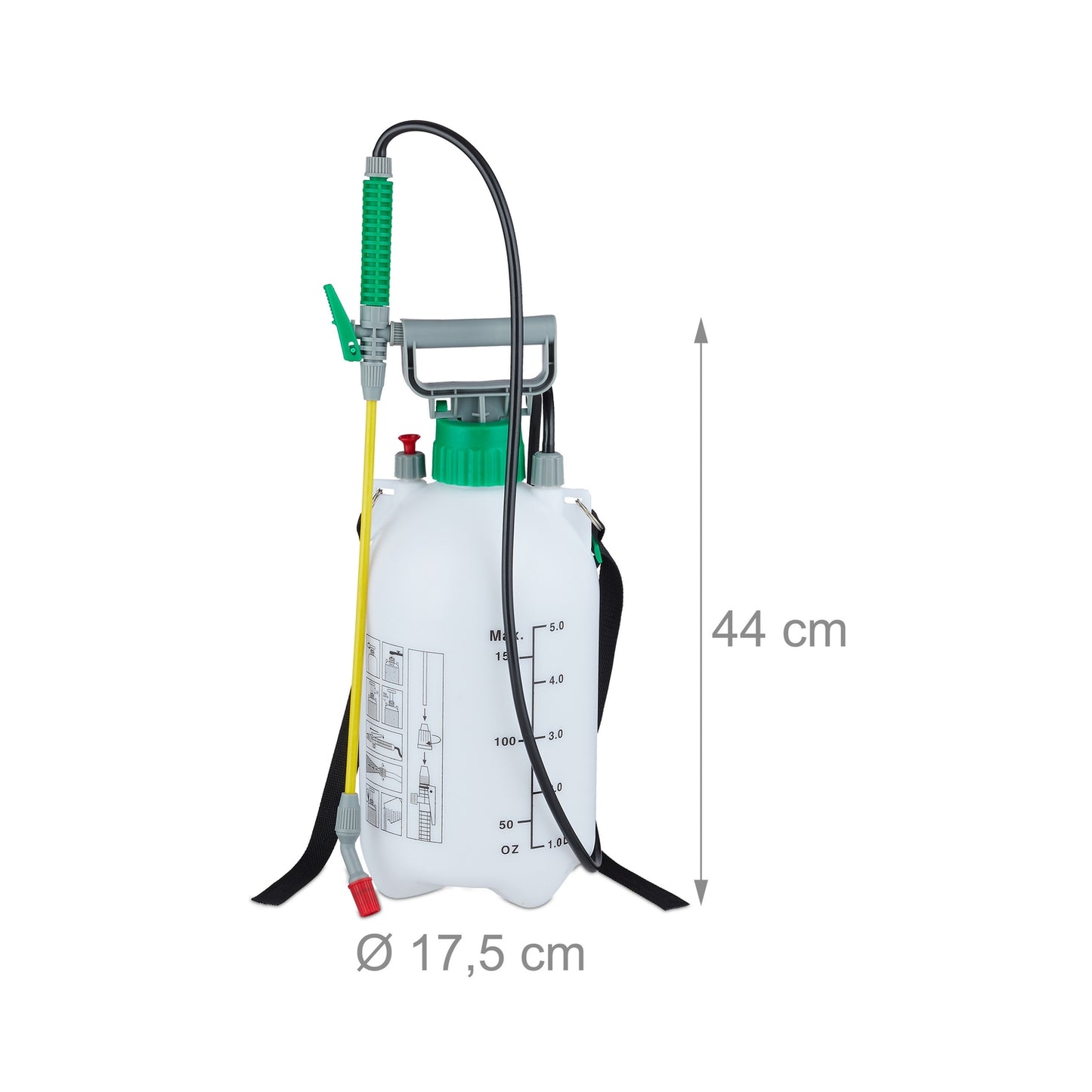Pressure sprayer 5 liters