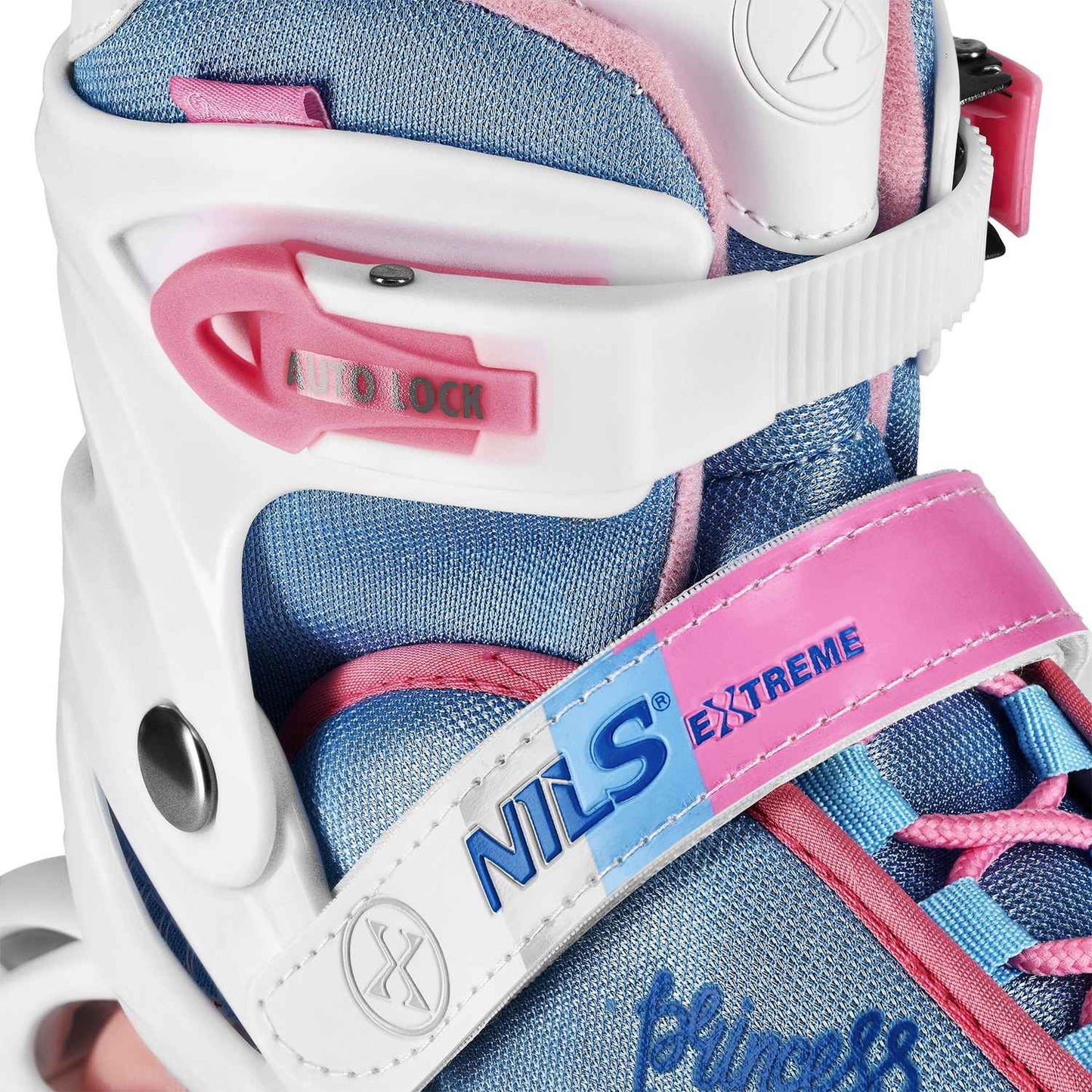 Princess White Inline Skates, Size S (31-34)