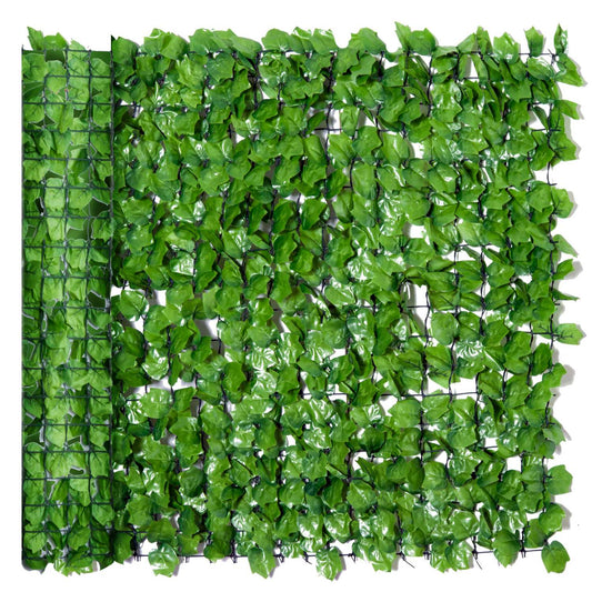 Artificial privacy hedge, light green 300x100cm Wall decor