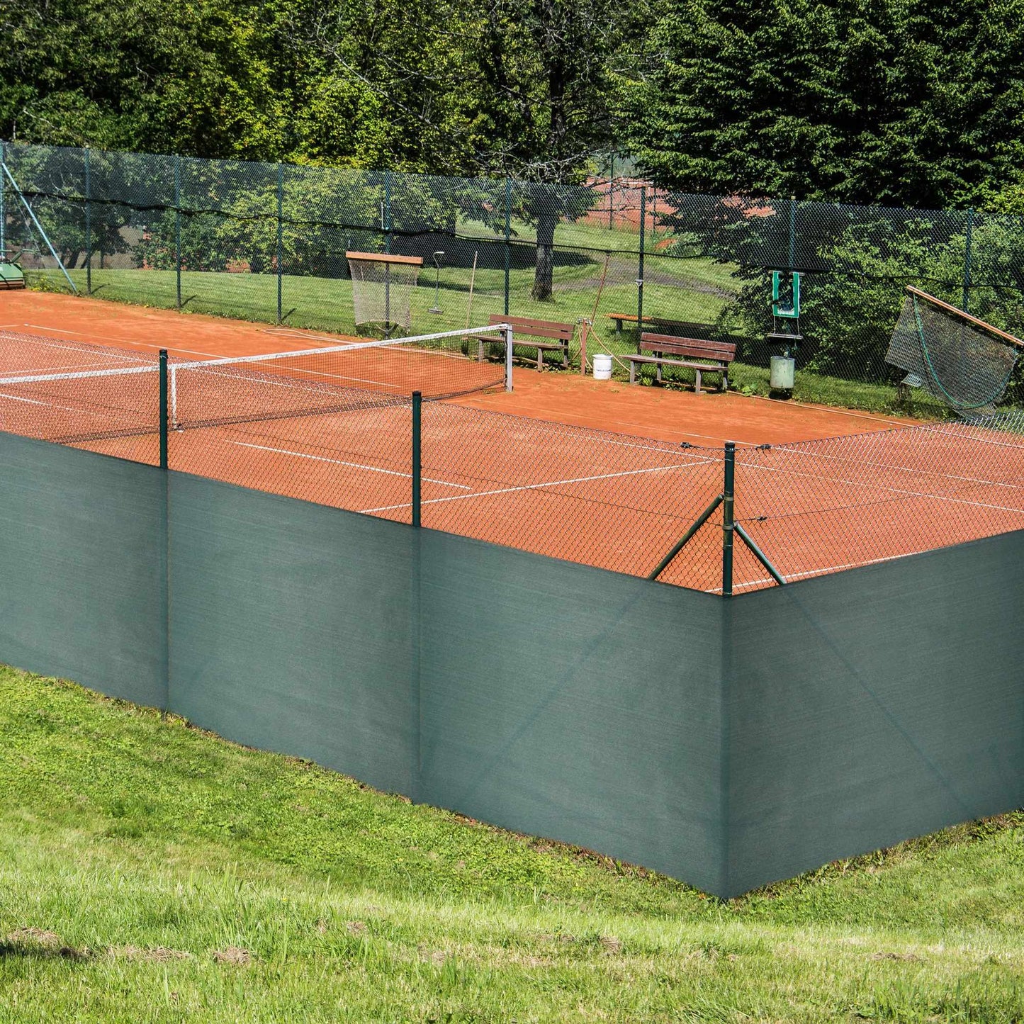 Privacy fence green 2 m