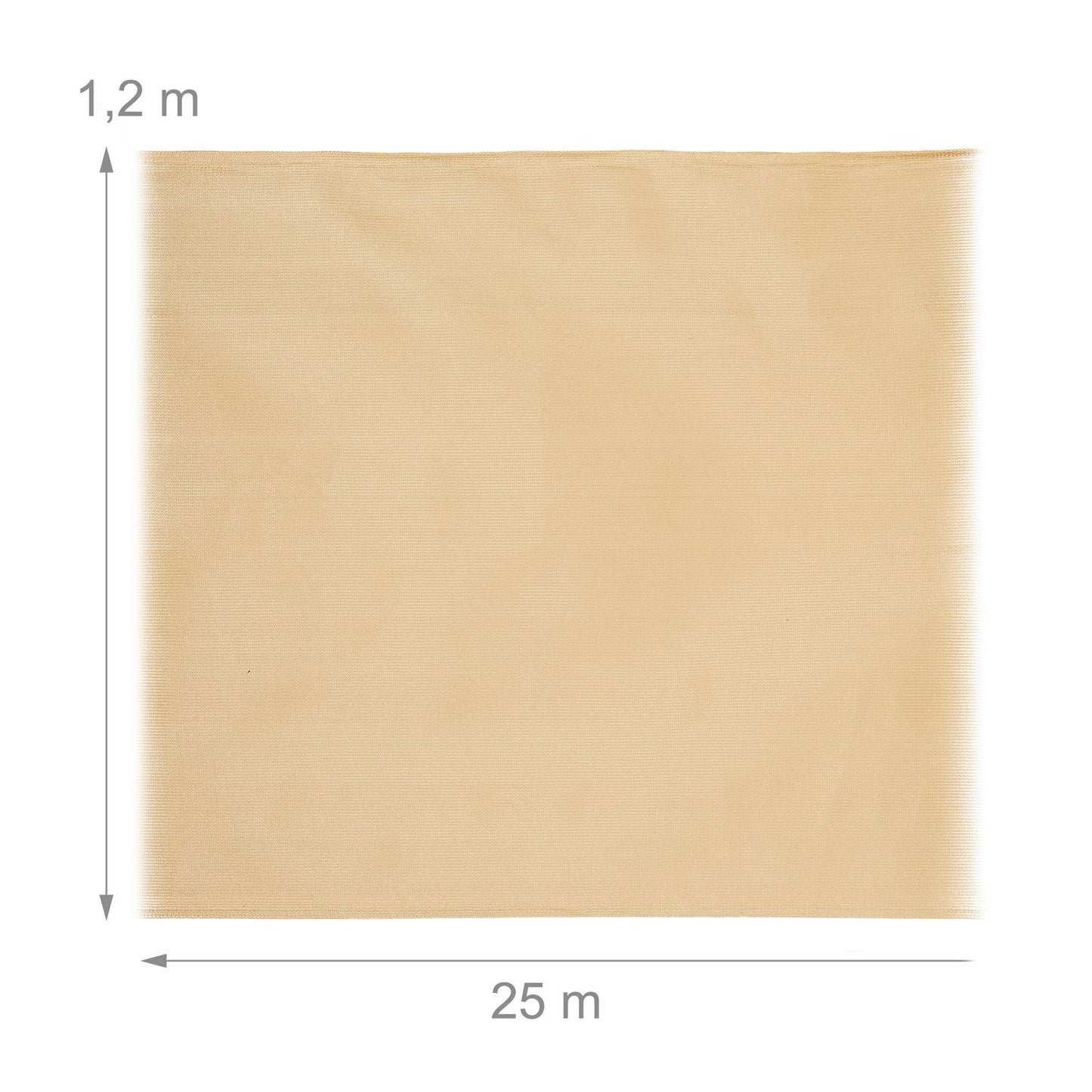 Privacy protection 1.2 m beige
