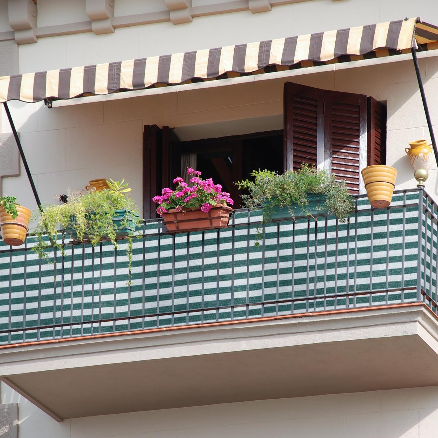 Privacy protection 1.2 m green-white