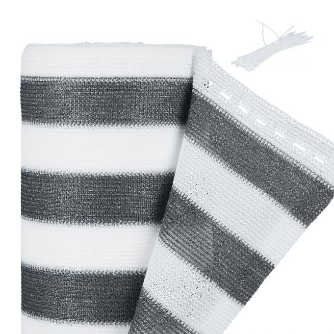 Privacy protection 1.2 m grey-white