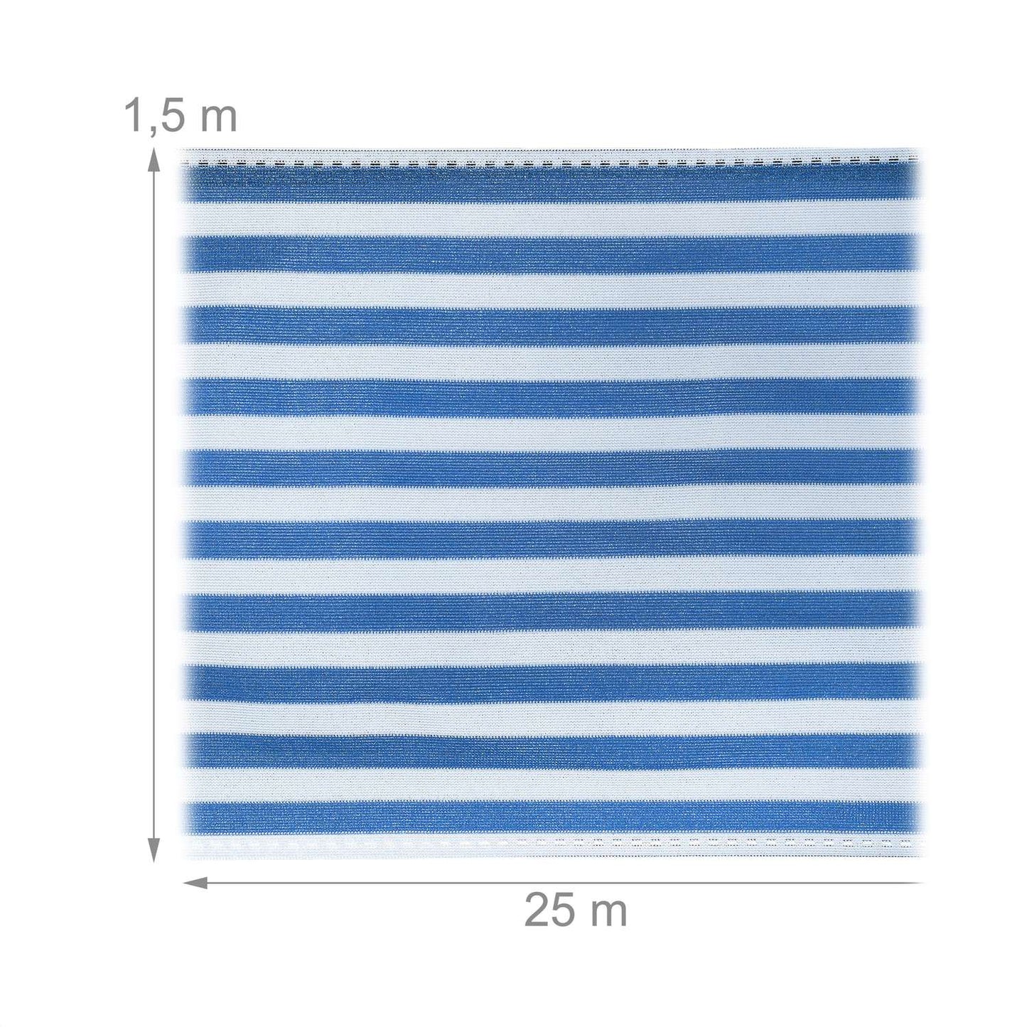 Privacy protection 1.5 m blue-white