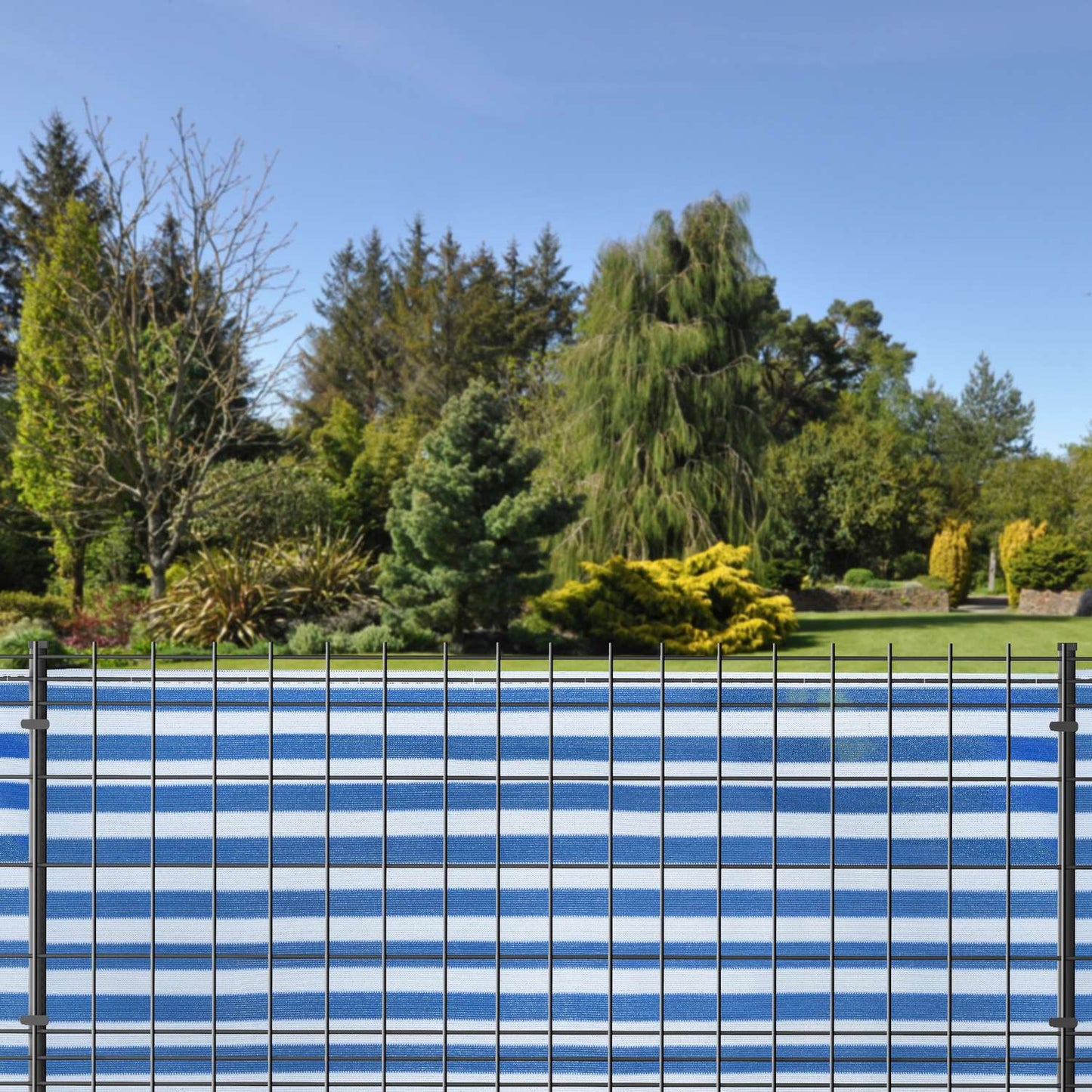 Privacy protection 1.5 m blue-white
