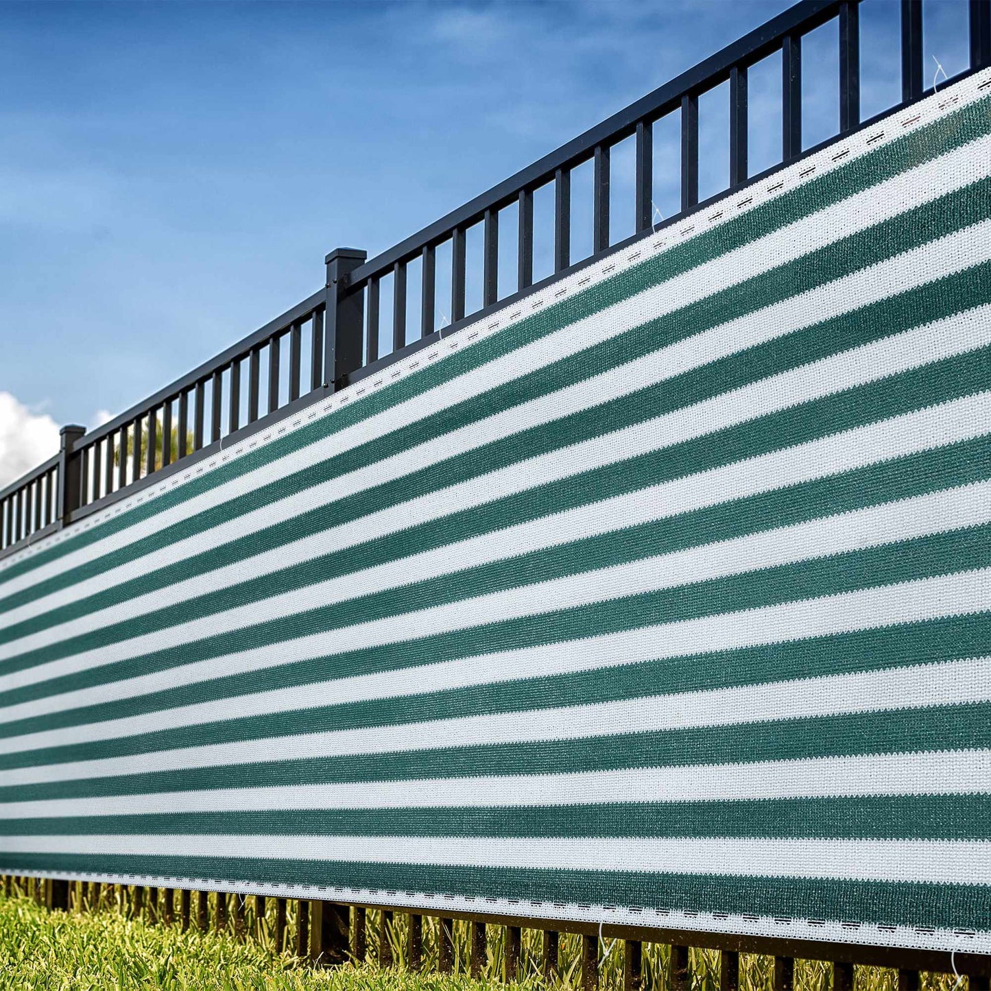Privacy protection 1.5 m green-white