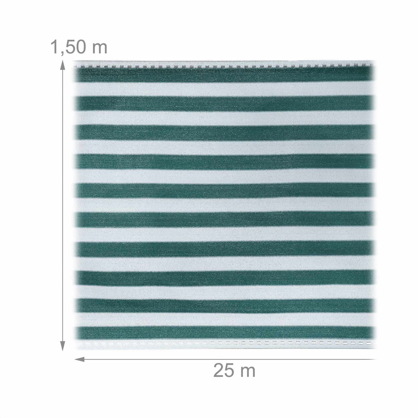 Privacy protection 1.5 m green-white