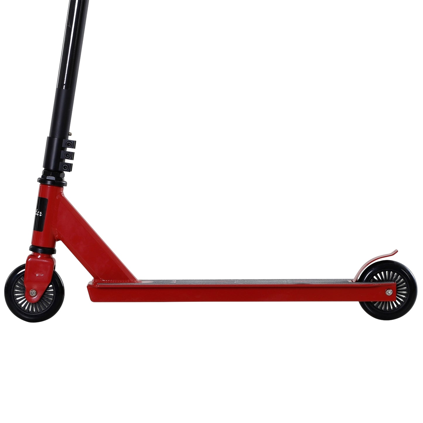 Pro Freestyle Stunt Scooter, Aluminium, 100 mm wheels, Red