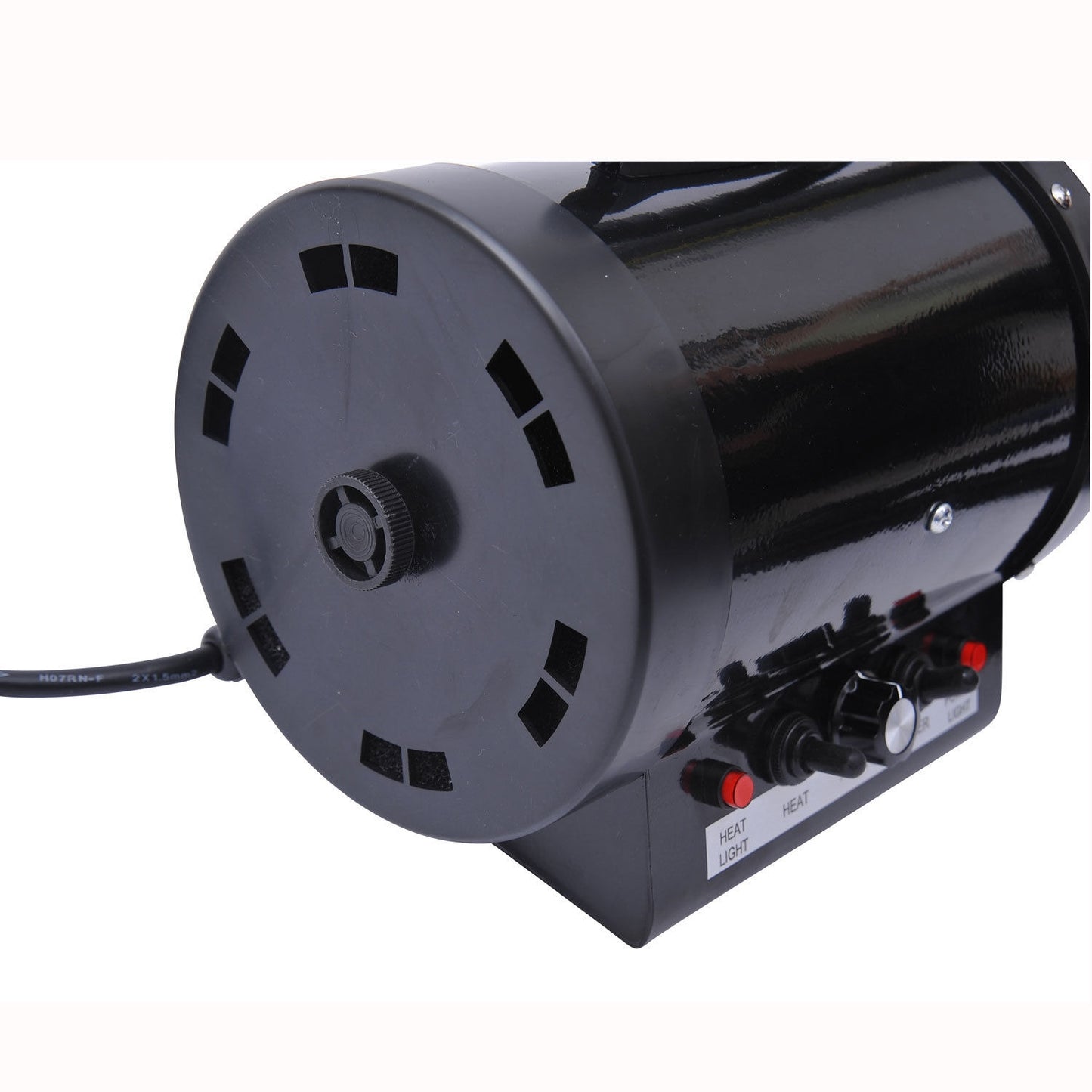 Professional 2800W quiet dog hair dryer, metallic black 40x16x20cm