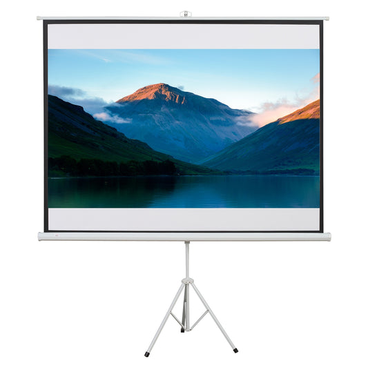 Projection Screen 4:3 Format, 100-Inch, White