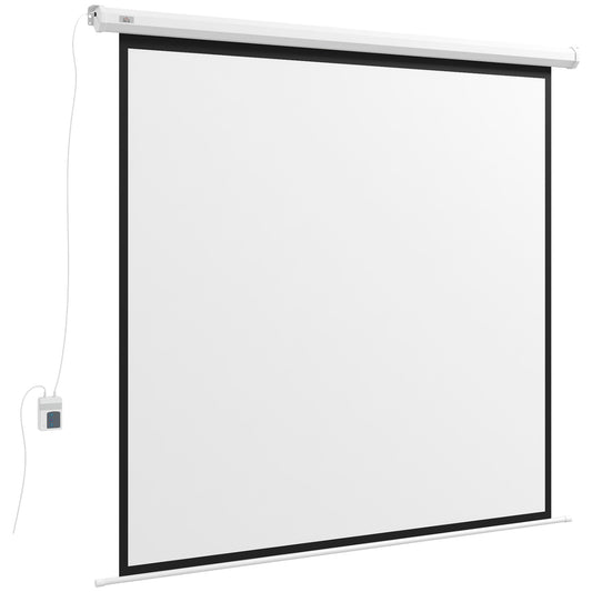 Projector Screen, 172x172 cm, Remote Control, 1:1 Format