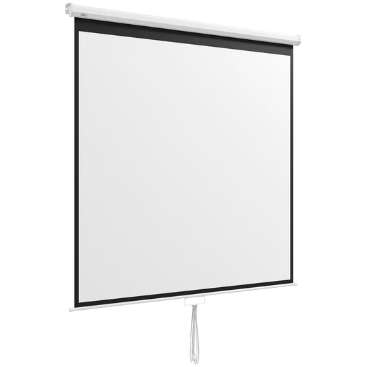 Projector Screen 99"" 1:1 Ratio, 4K HD, 160° Viewing Angle