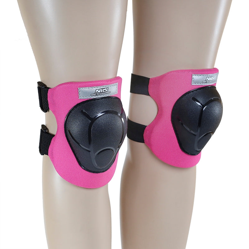 Protective Gear Set, Size S, Black-Pink