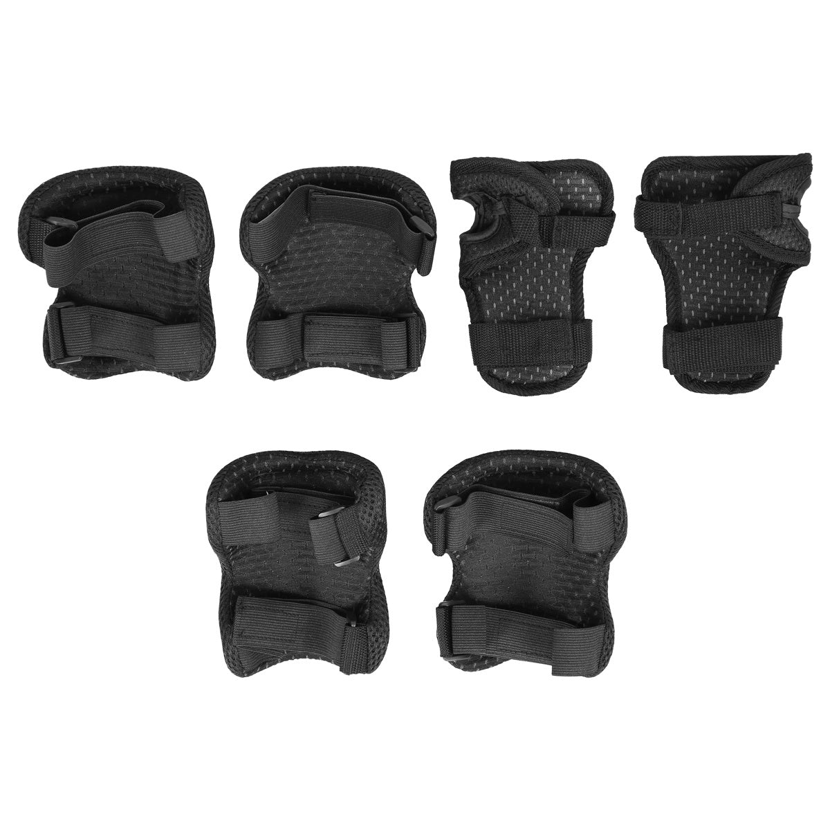 Protective Gear Set, Size S, Black-Pink