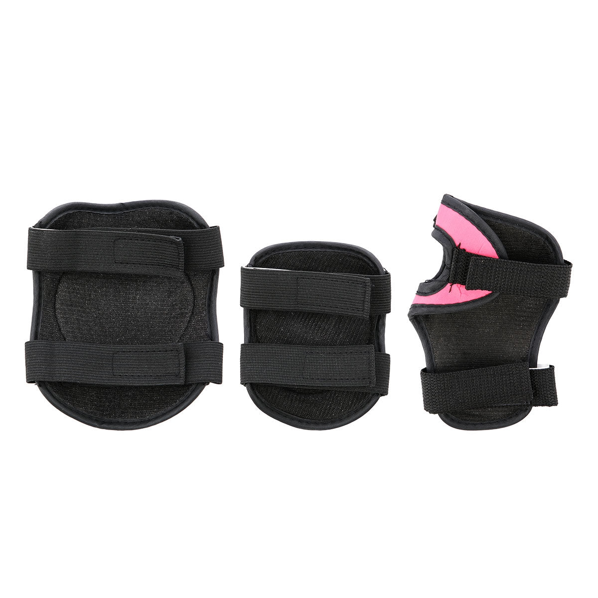 Protective Pad Set, Dark Pink, Size M