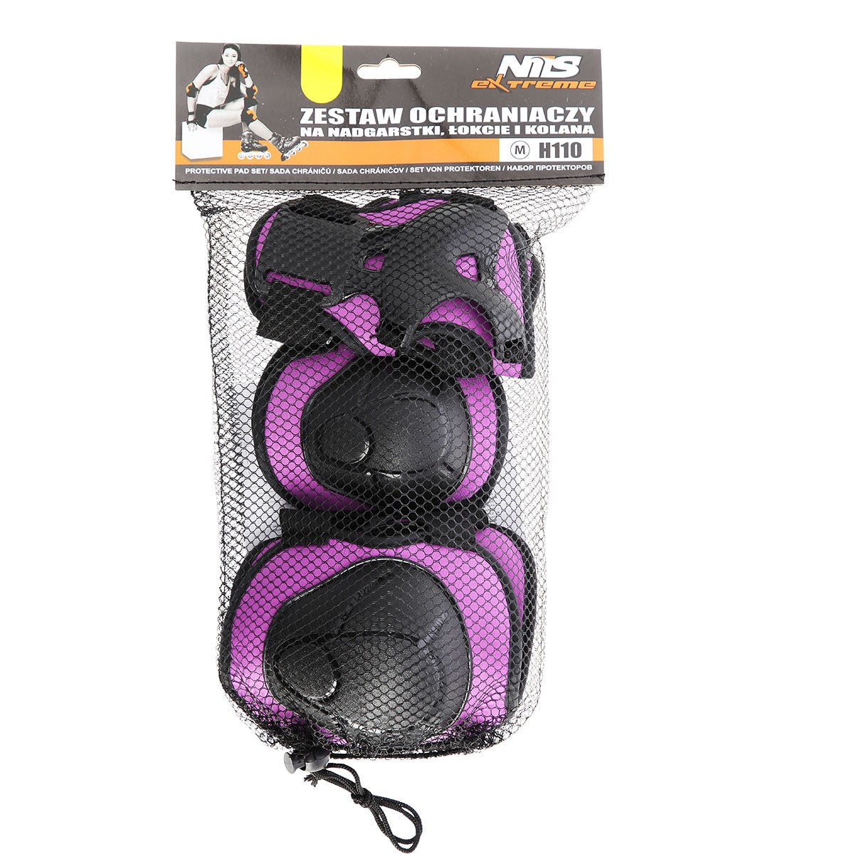 Protective Pad Set, Size S, Purple