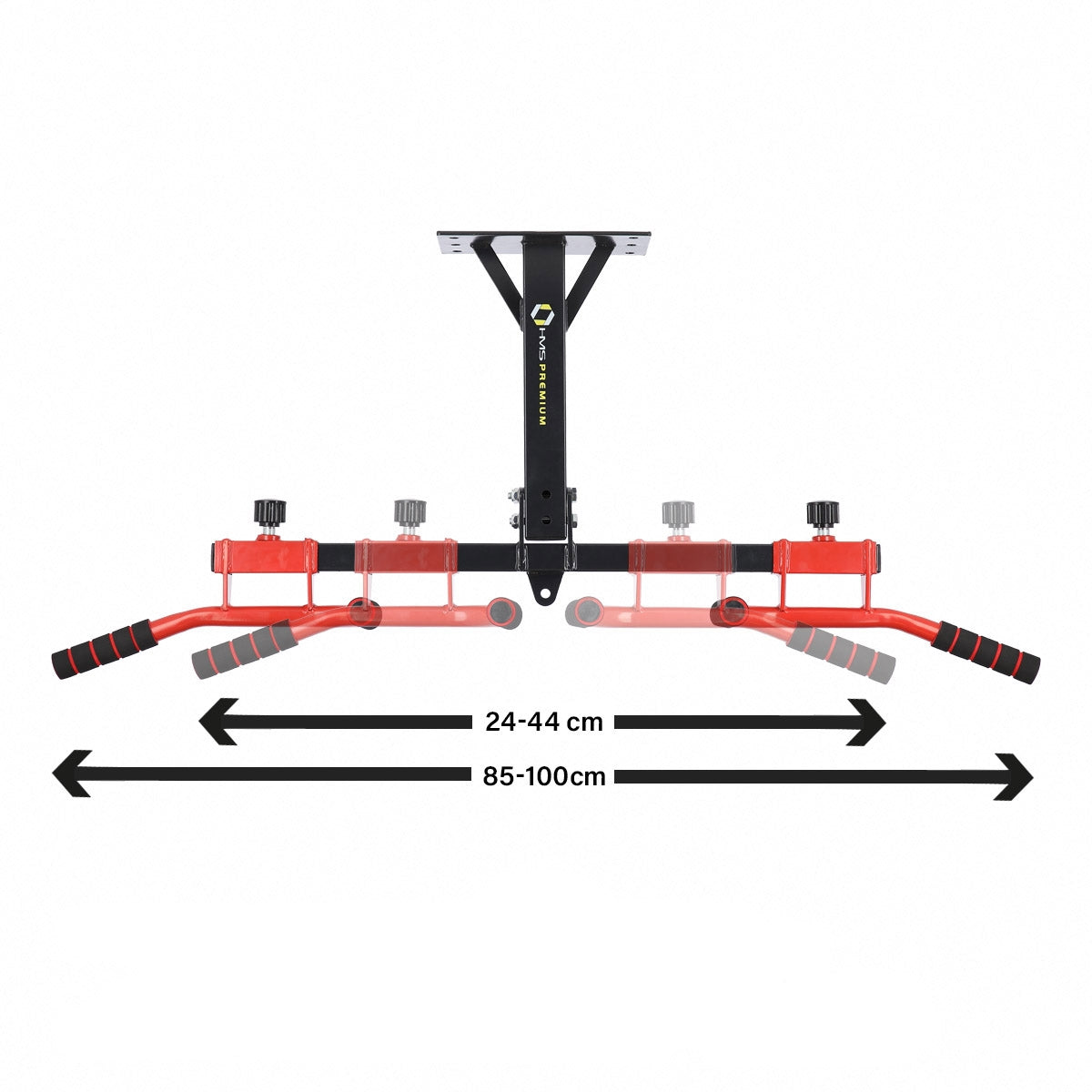 Pull Up Bar, Doorway Mount, Heavy Duty Steel