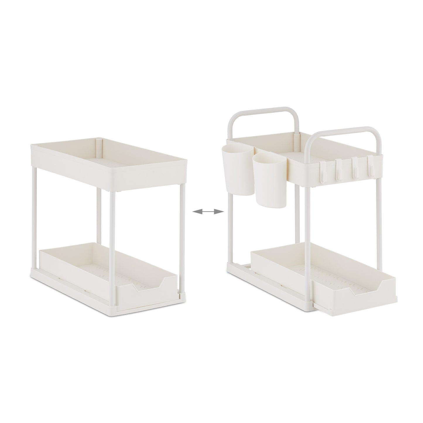 Pull-out shelf under the sink