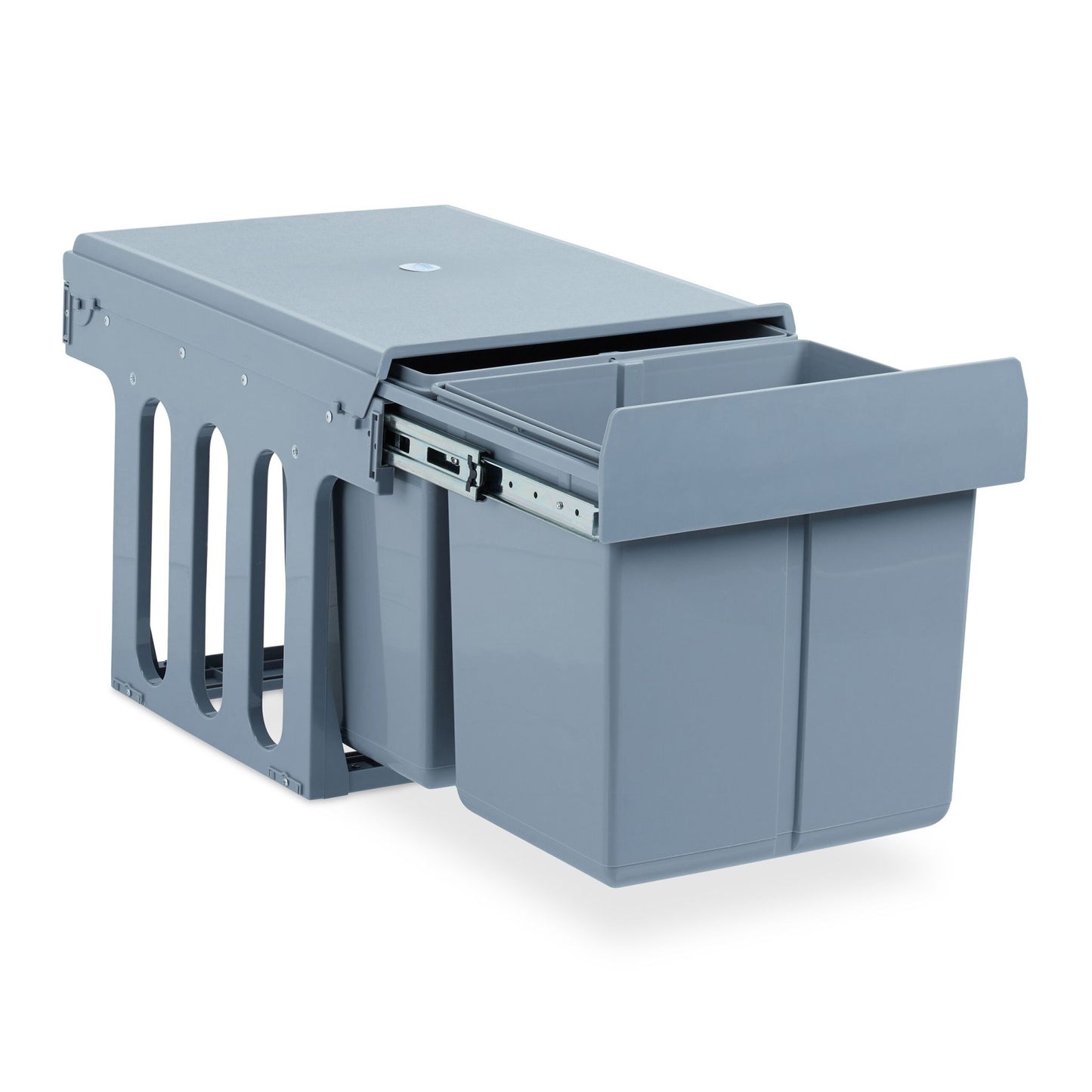 Pull-out source sorting 2 waste bins