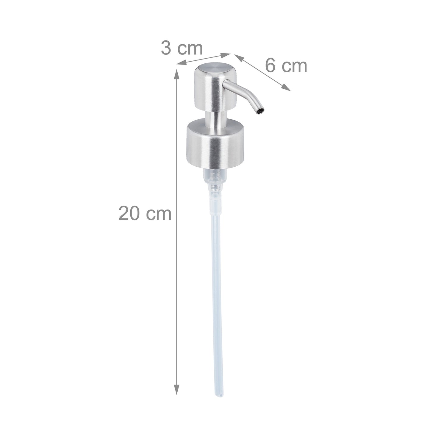 Pump bracket for soap pump in set of 2