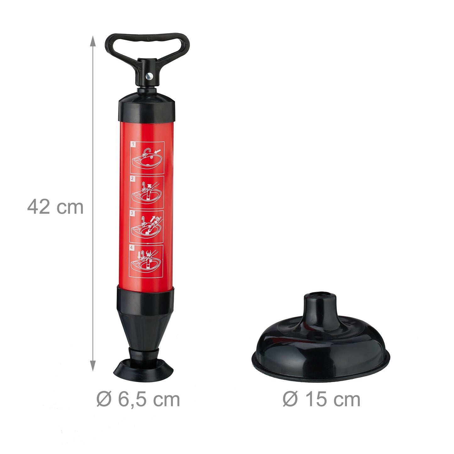 Pump for drain cleaning