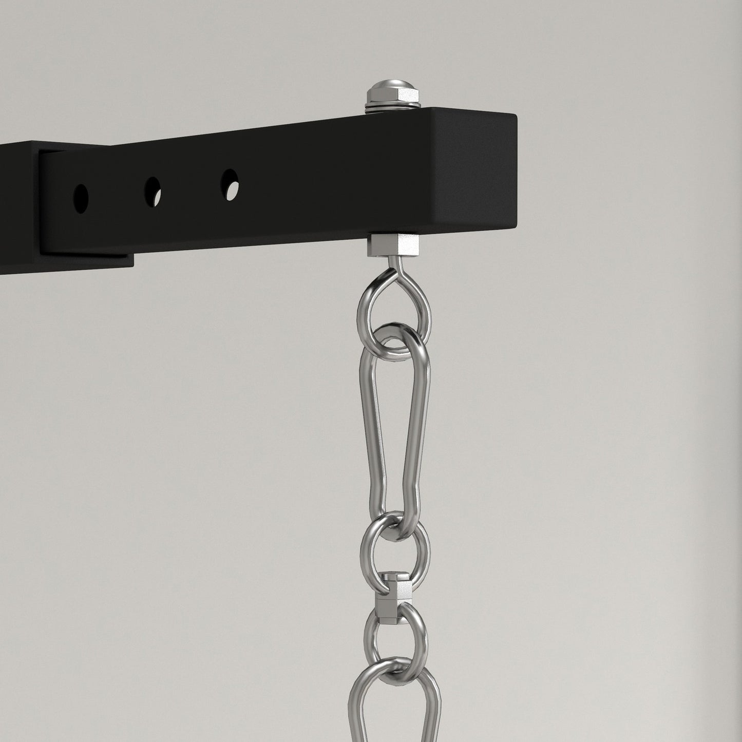 Adjustable wall-mounted box rack for heavy bags