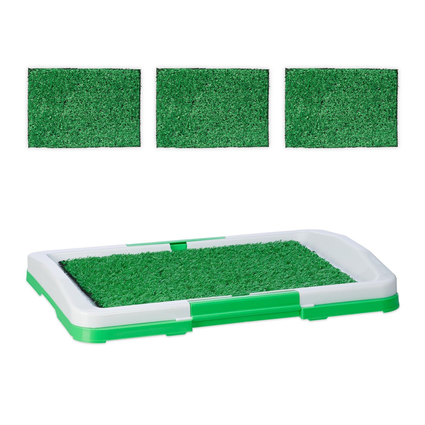 Puppy Litter Tray with Grass – Easy Clean Dog Toilet