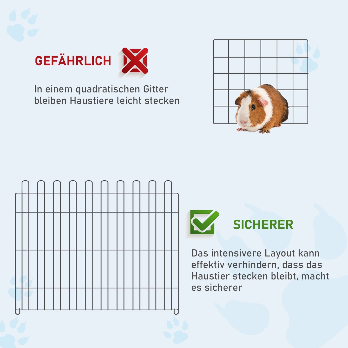 Puppy Playpen, Flexible Outdoor Pet Fence, 5 Sizes