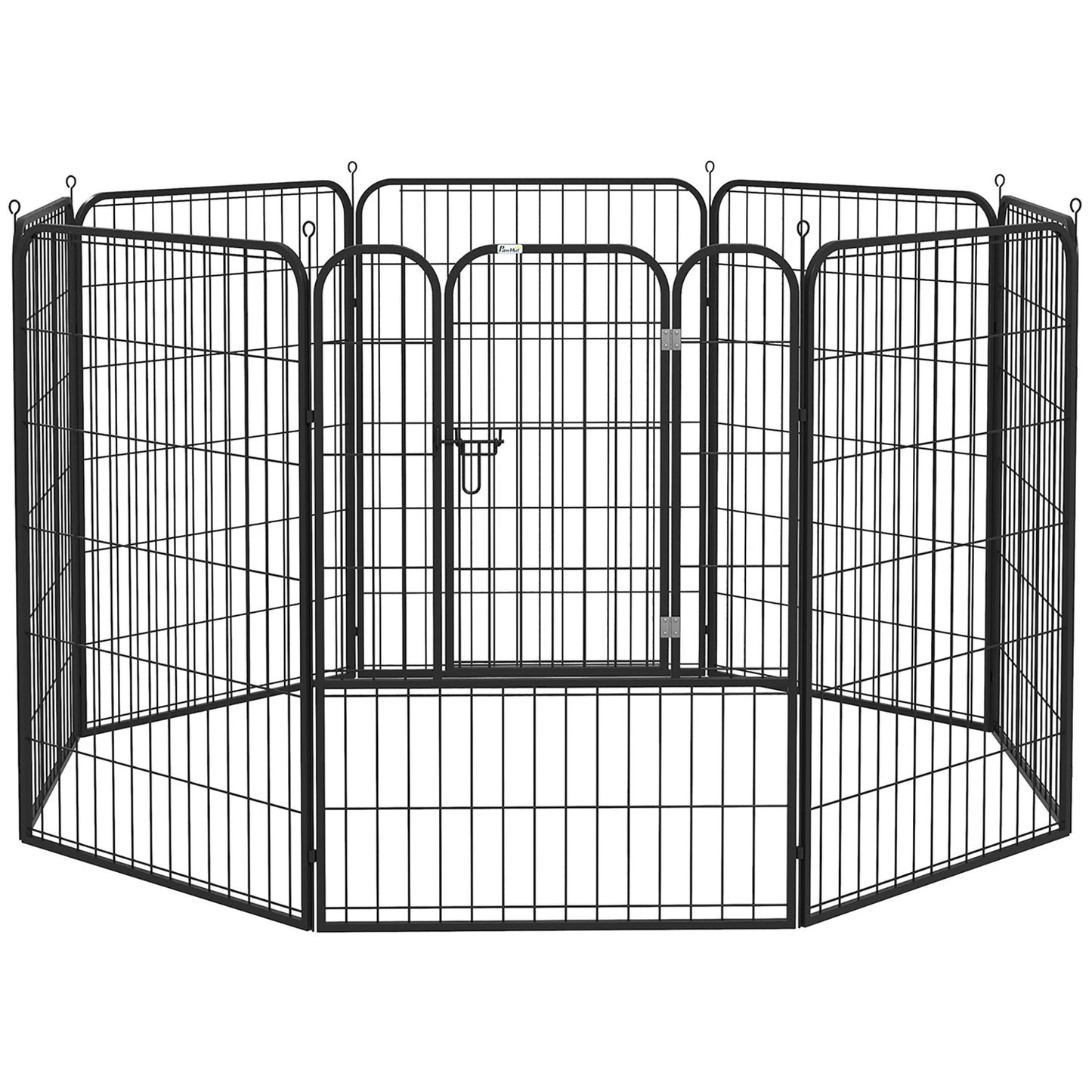 Metal Outdoor Dog Playpen - Customizable Shape, Door