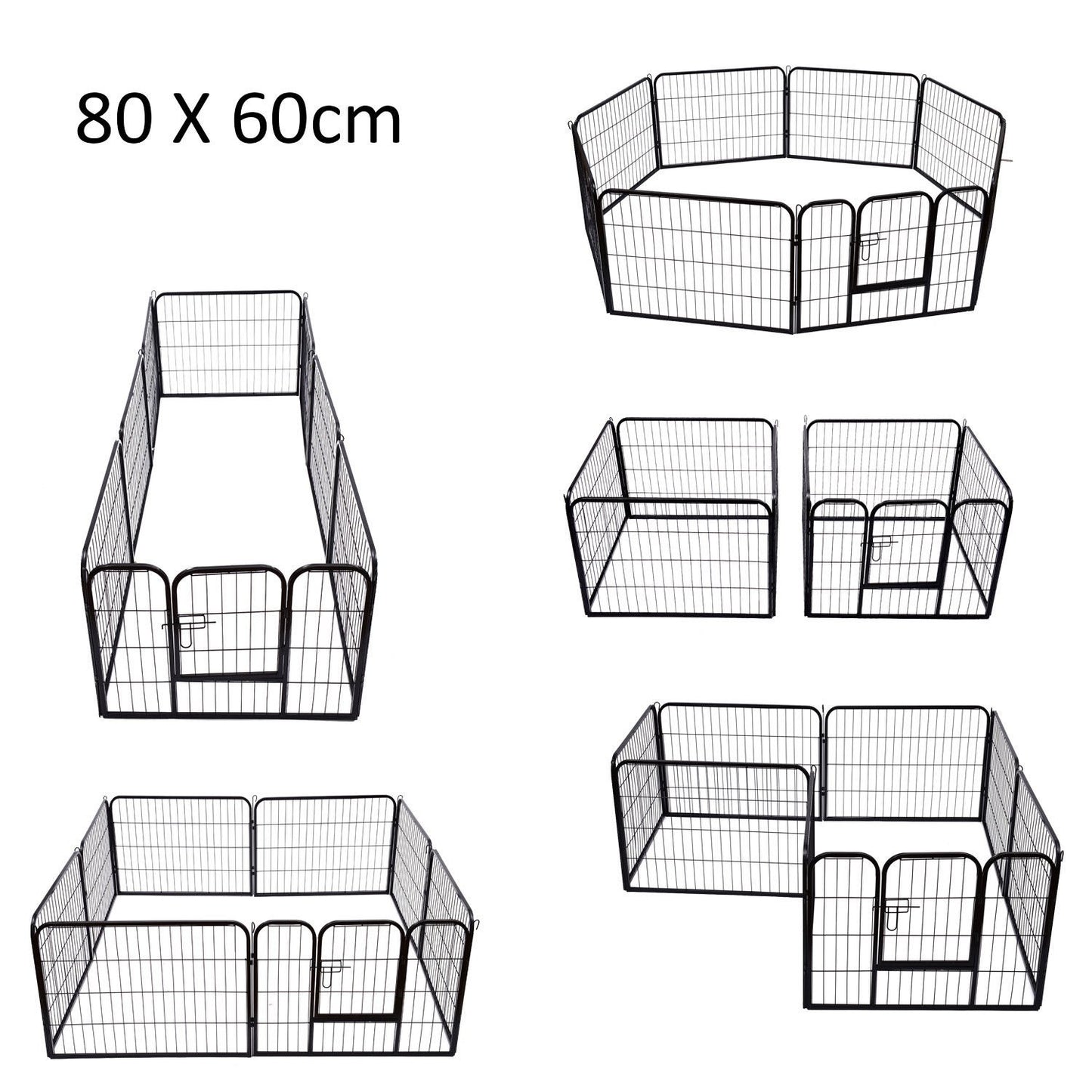 Puppy outdoor playpen Enclosed fence, 60x80 cm