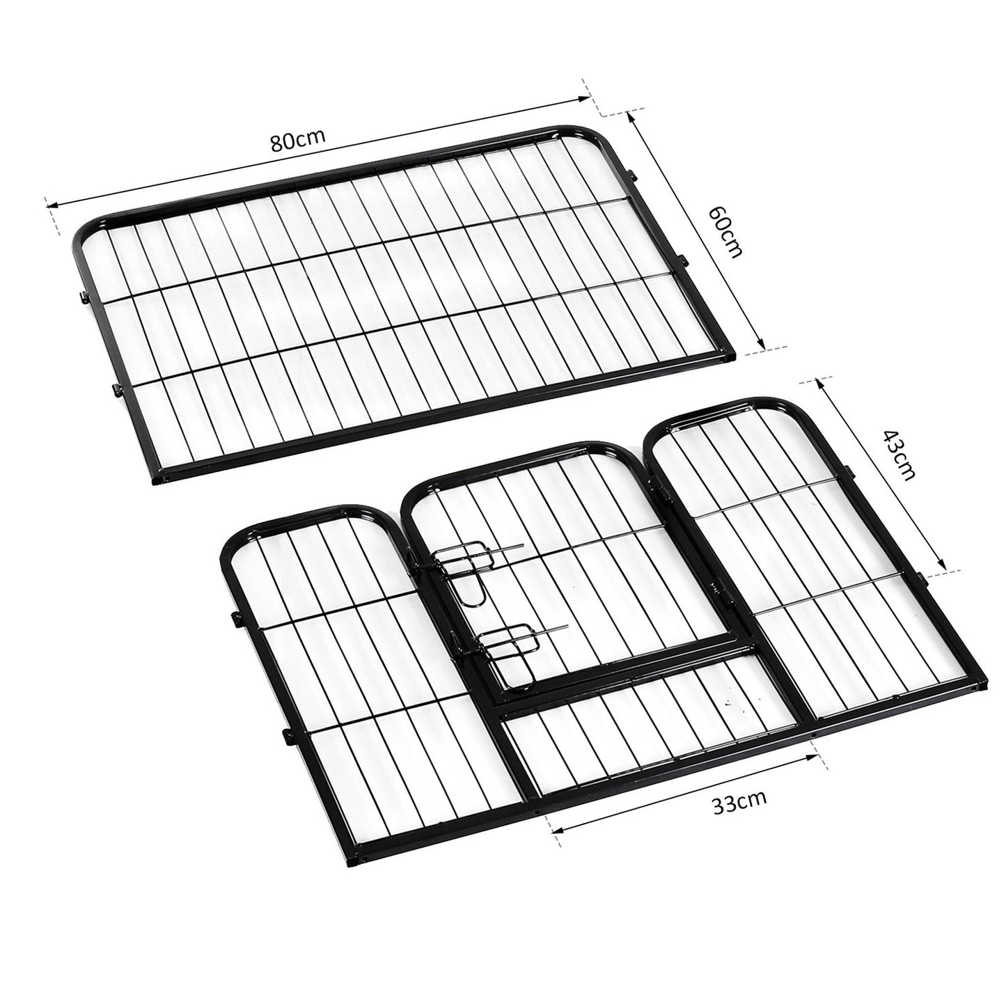 Puppy outdoor playpen Enclosed fence, 60x80 cm
