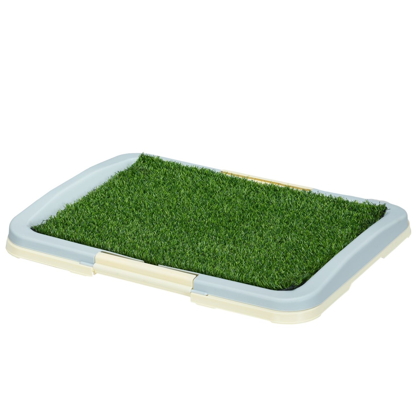 Artificial grass dog toilet, blue, 63x48.5 cm