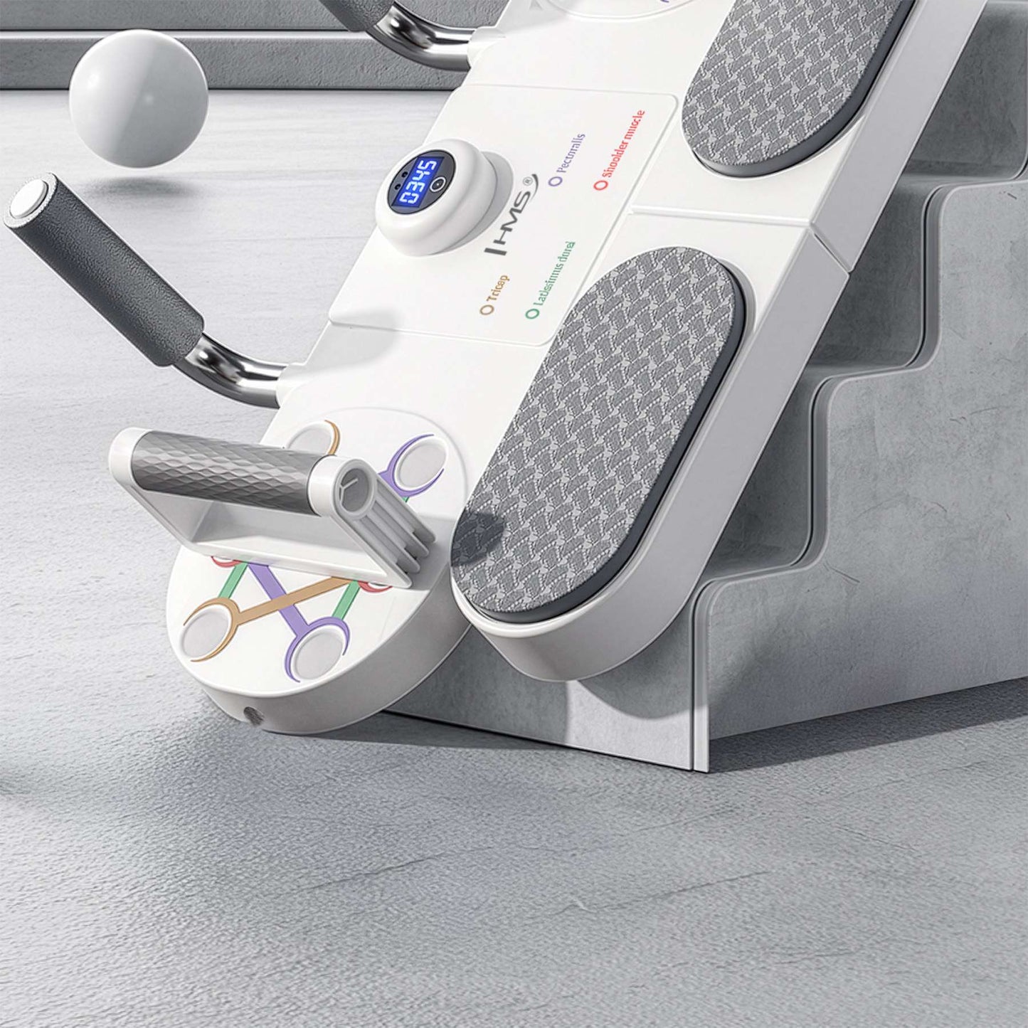 Push-Up & Ab Workout Board with Smart Counter