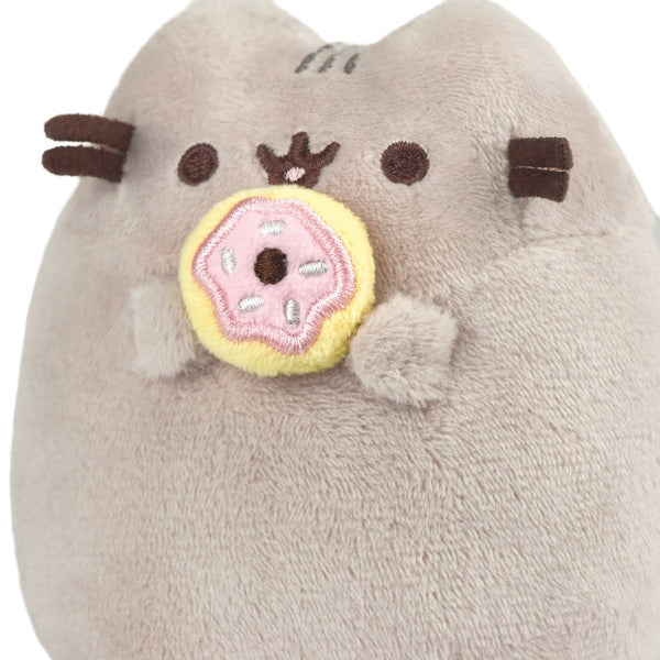 Pusheen Soft Toy Sitting Pusheen With Donut, 10 Cm