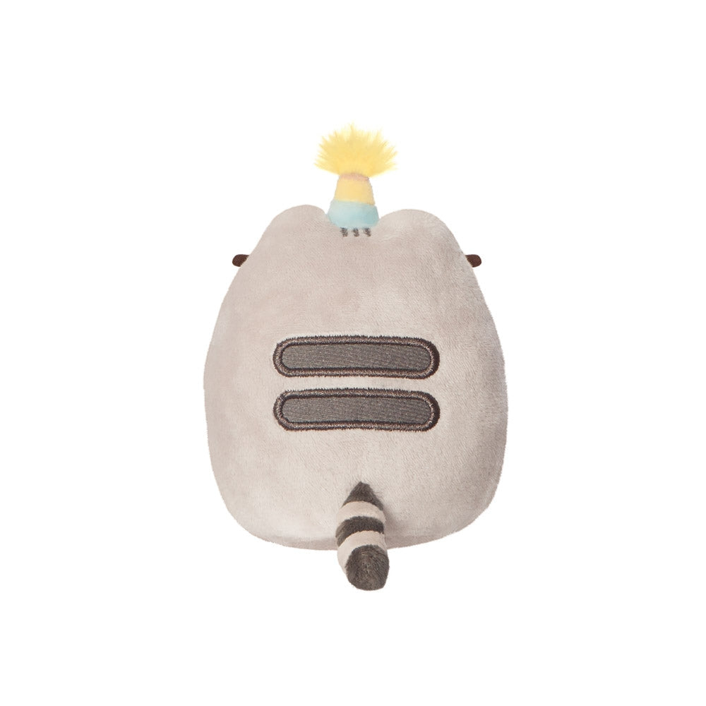 Pusheen Soft Toy Sitting Pusheen With Party Hat, 10 Cm
