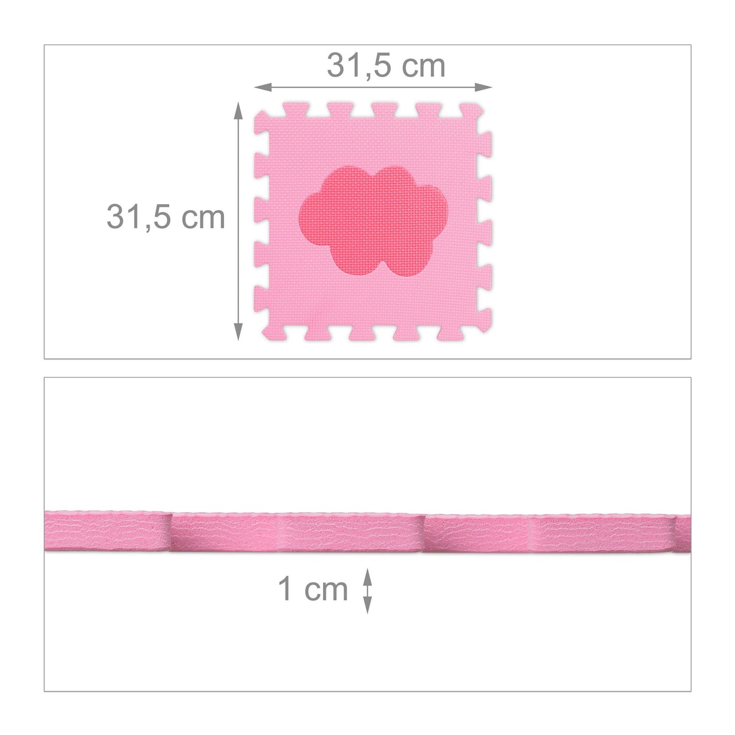 Puzzle 3x3 puzzle mat jigsaw with frame