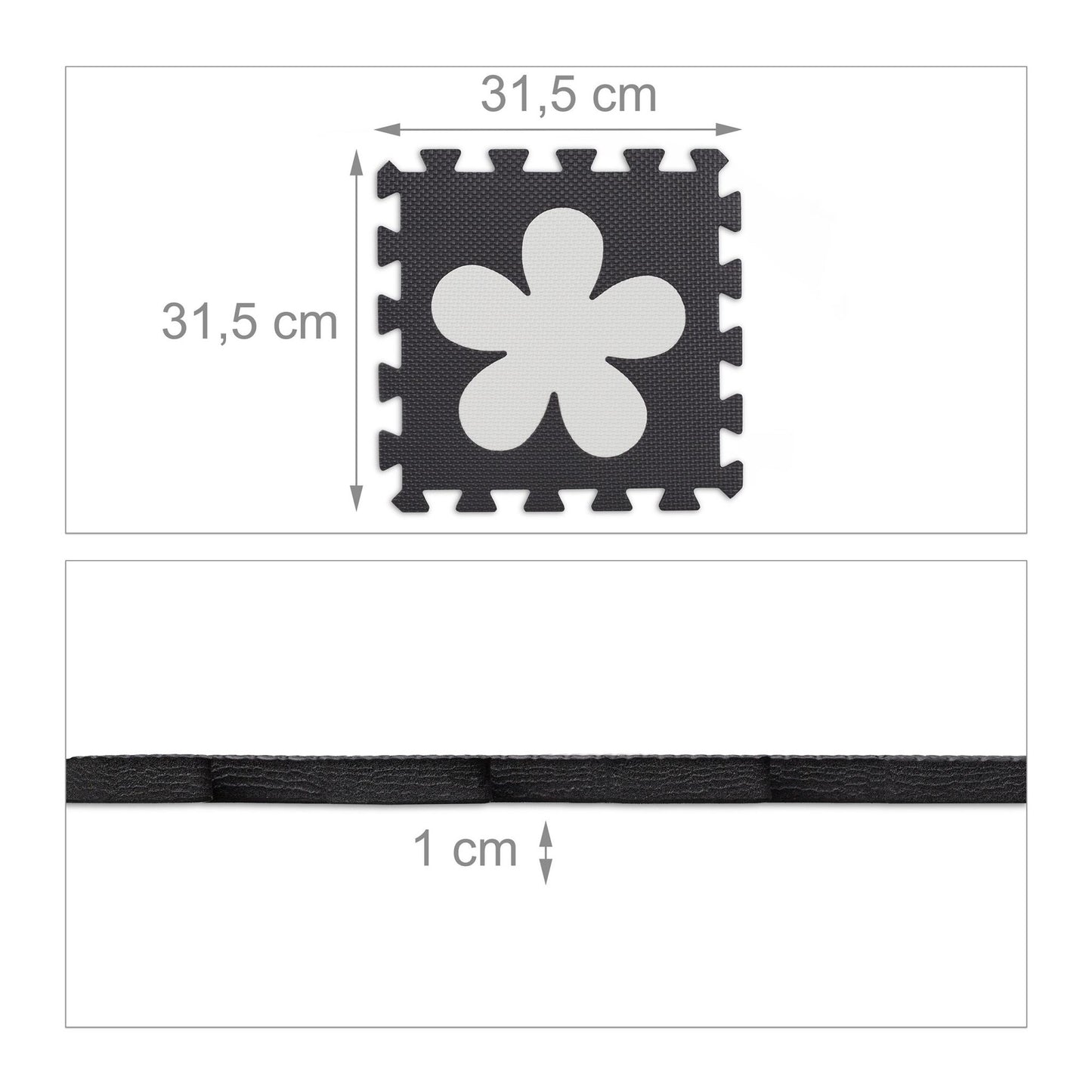 Puzzle 3x3 puzzle mat jigsaw with frame