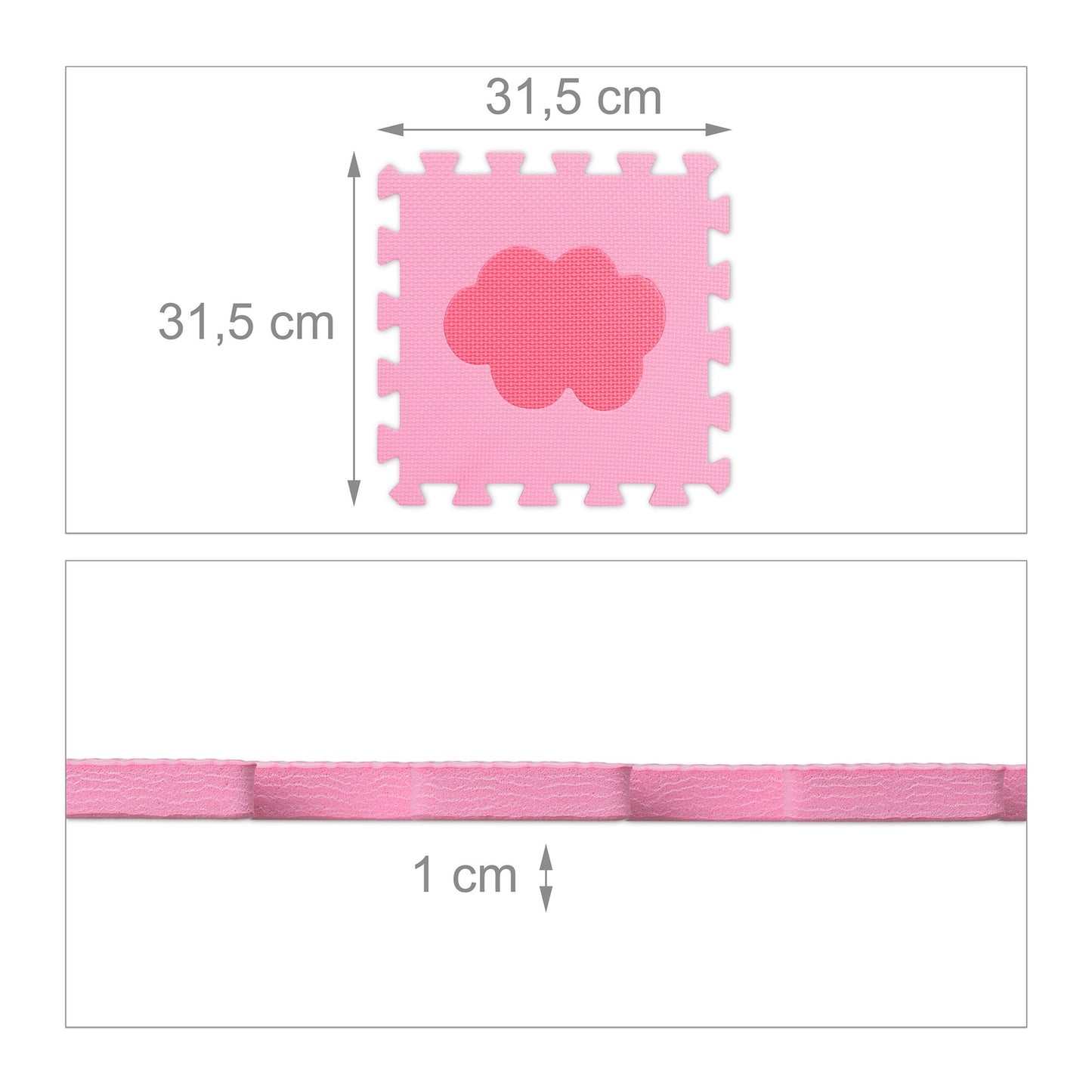 Puzzle 3x3 puzzle mat jigsaw with frame