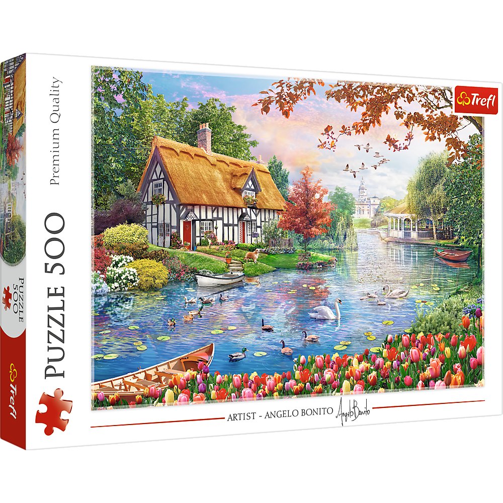 Puzzle 500 Pieces - Quiet Haven Design for Relaxation