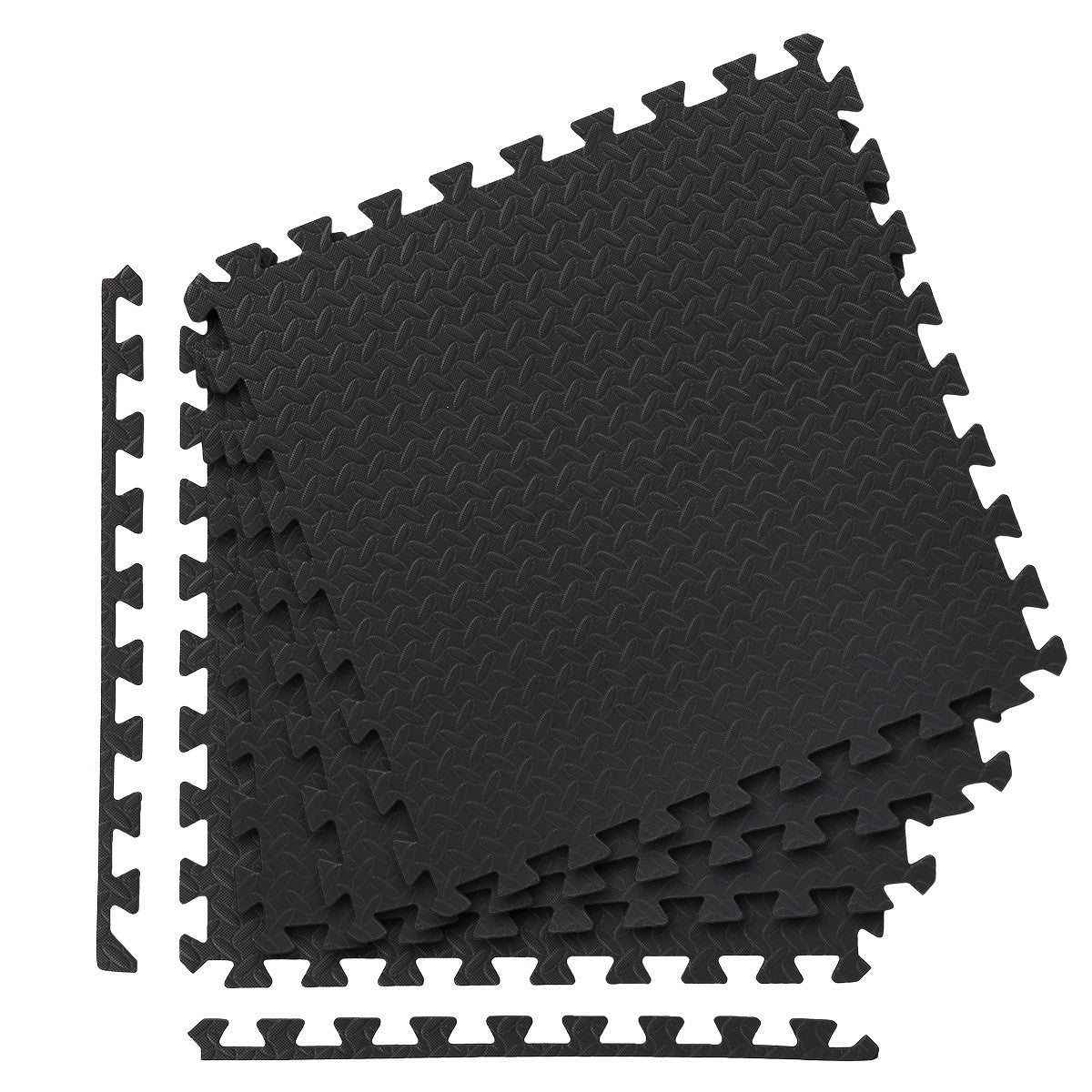 Puzzle Mat, Interlocking Foam Tiles, 12 Pieces